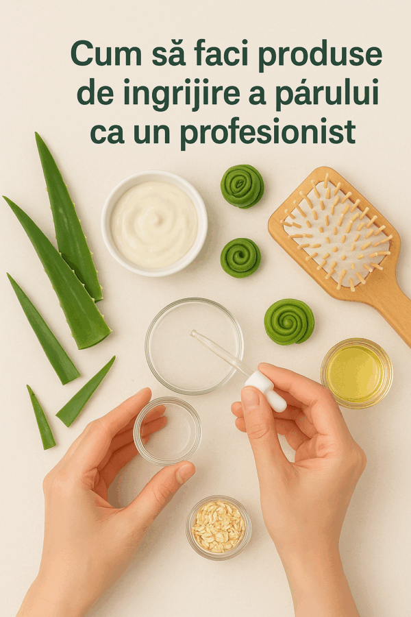 Curs- Cum să faci produse de îngrijire a părului ca un profesionist