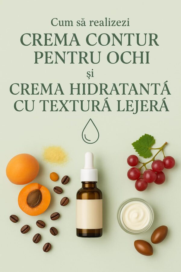 Cum să creezi acasă o cremă profesională pentru conturul ochilor și o cremă hidratantă cu textură lejeră