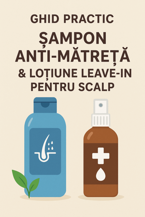 Ghid practic: Șampon anti-mătreață & Loțiune leave-in pentru scalp
